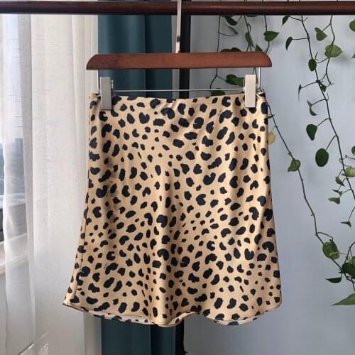 Women Skirt 2020 New Series 100% Silk Butterfly Print Mini Skirt