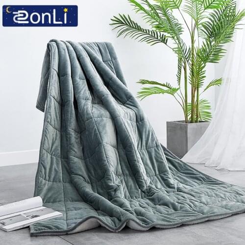 Zonli Fleece Blankets On The Sofa