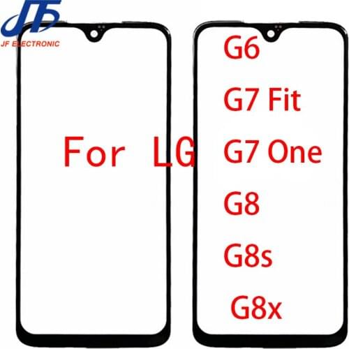 10Pcs For LG G8X V50S Q92 Q620 Q70 K51 K51S K20 K50S K22 Front Outer Screen Glass Lens Replaceme Repair Touch Screen Outer Glass