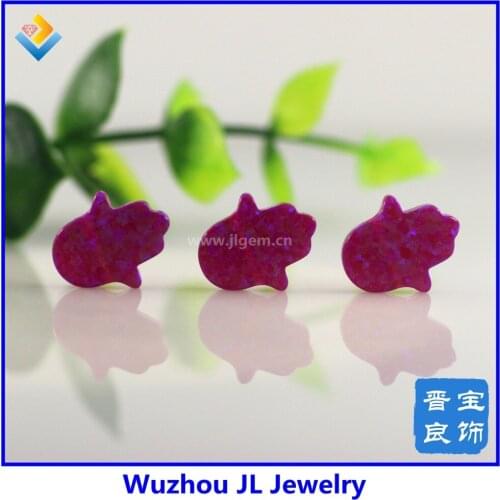 10pcs/lot)New fancy charms/beads for making pendant necklace and bracelet synthetic opal hamsa/hand for a gift