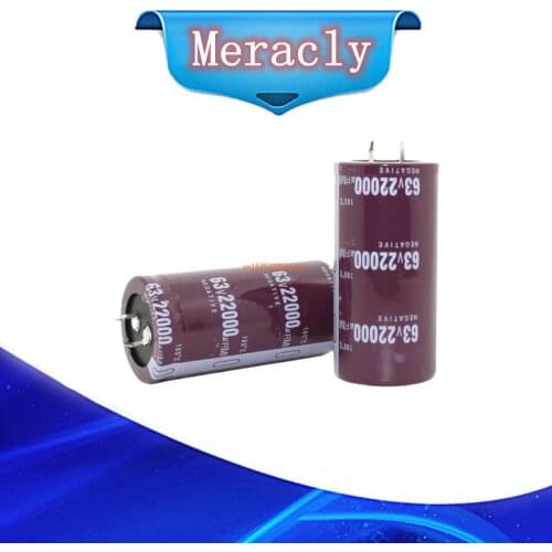 12PCS-2PCS 63V22000UF 22000UF 63V High frequency long life Electrolytic Capacitors volume: 35X50MM 35X60MM best quality