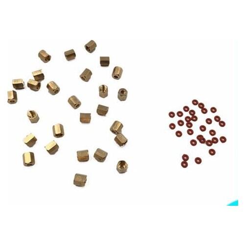 200pcs 3*2 O ring + 100pcs UV damper 3*2 connector + 50pcs wiper solvent DX7