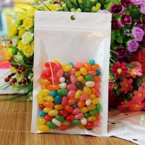 300ps 12*20cm Clear Self sealing Cellphone mobile phone Shell Package zipper bag Resealable Craft Candy zip lock Packaging Pouch