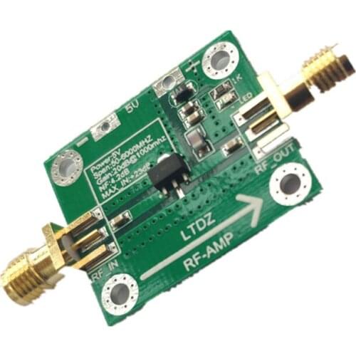 50mhz-6ghz RF Power Amplifier Board Transmitter Circuit Board Small Signal Broadband Amplifier PUO88