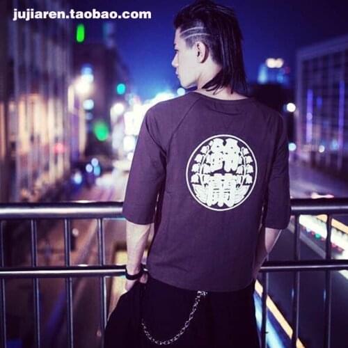 Free Shipping New Suzuran Korean Japanese Summer high shool mens male fashion casual shirts half sleeved Korean slim T-shirt