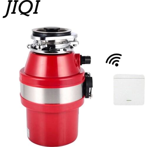 JIQI 370W Food Garbage Disposal Crusher Waste Disposer Food Residue Garbage Processor Grinder Sewer Rubbish Kitchen Appliances