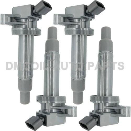 4 PCS IGNITION COIL FOR T-OYOTA AVENSIS COROLLA YARIS/VITZ WISH C-ITROEN C1 PEUGEOT 107/108 1.0L 1.6L 1.8L (1997-) 90919-02239