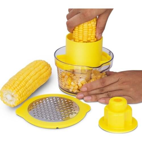 Kitchen Accessories Corn Thresher Multifunctional Grater Stainless Steel Manual Corn Planer Set Fruit Vegetable Cooking Remove