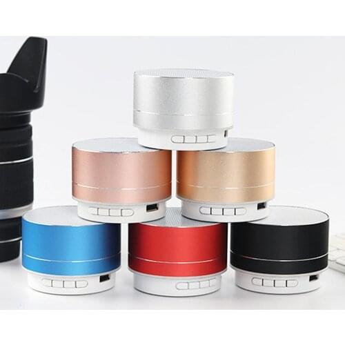 Metal Wireless Speaker Mobile Computer Subwoofer Mini Cannon Wireless Card Wireless Speaker Subwoofer