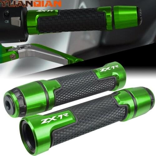 Motorcycle Street & Racing Moto Grips Motorbike Handle ends Handlebar Grip For KAWASAKI ZX7R ZX7RR ZX 7R 7RR hand bar grips end