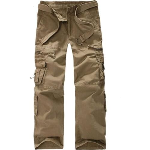 Cotton Mens Jogger Pants 2020 Men Military Pants Loose Comfortable Cargo Pants Men