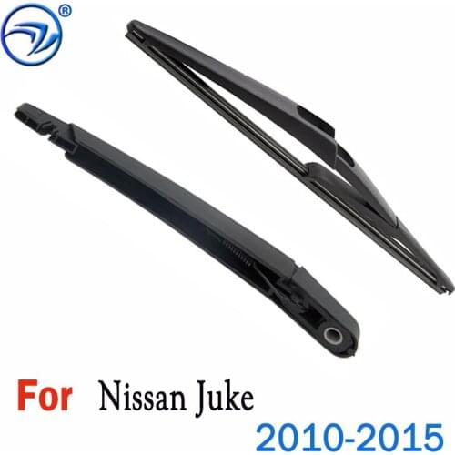 Wiper 12" Rear Wiper Blade & Arm Set Kit For Nissan Juke 2010-2015 Windshield Windscreen Rear Window