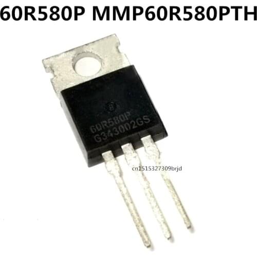 Original new 5pcs/ 60R580P MMP60R580PTH 8A/650V TO-220