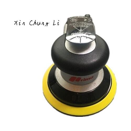 Air Tool Pneumatic Sander Palm Orbital Sander Polisher 5 Inch Circle Round Pad
