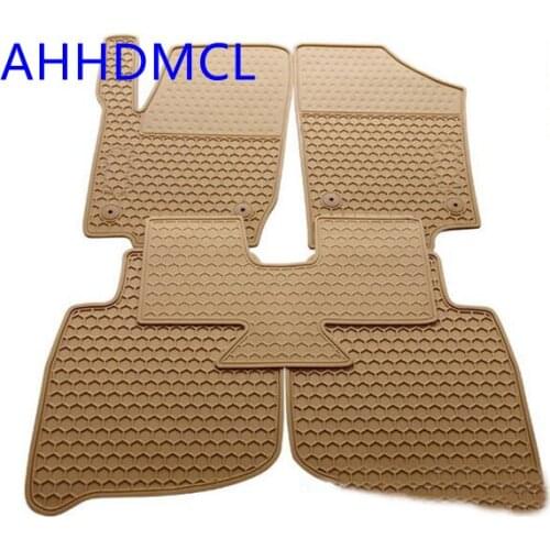Car Rubber Mats Floor Mats Anti Slip Mat Carpet Feet Pads Custom Fit For Skoda Rapid 2013 2014 2015 2016 2017 Left Hand Drive