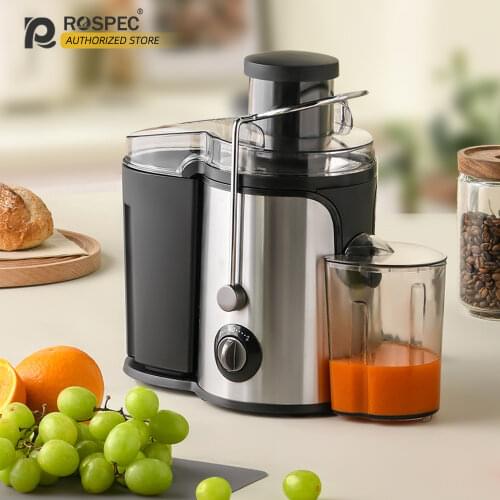 ROSPEC 220V Stainless Steel Juicers Electric Juice Extractor Fruit Drinking Machine Household Grinder Mixer Fruit Juicer