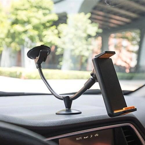 Universal Car Windshield Suction Mount Long Arm Holder Stand For iphone ipad Samsung LG Xiaomi 4"-10" Tablet PC Phone Drop ship
