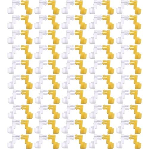 100 Pcs Car Nylon Front Door Handle Lock 5mm Rod End Clips Fit for Toyota Lexus 8.5mm Hole 69293-12060 69293-12050