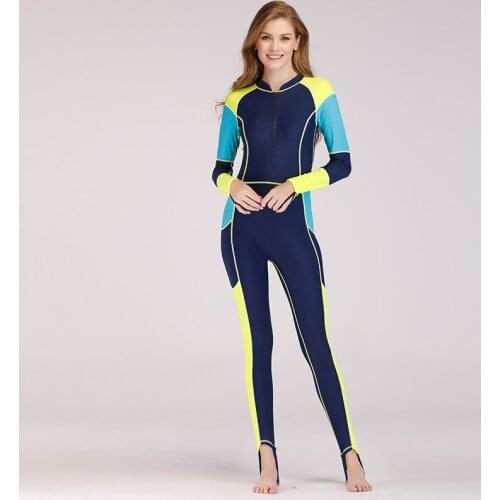Womens Wetsuit - Lycra Full Body Diving Suit & Sports Skins for Running, Exercising, Snorkeling, Swimming, Spearfishing Skins