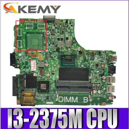 07GDDC Laptop motherboard For DELL Inspiron 14R 3421 5421 Core I3-2375M Mainboard 12204-1 DNE40-CR MB 5J8Y4 CN-07GDDC SLJ8E