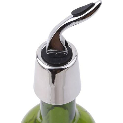 1pc Stainless Steel Vacuum Sealed Red Wine Storage Bottle Stopper Sealer Champagne Closures Lids Caps Home Bar Tool