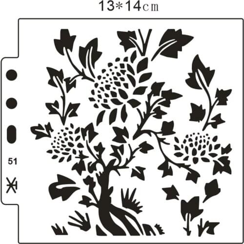 13*14 sunflower Cover templat scrapbook stencils spray plastic mold shield DIY cake hollow Embellishment printing lace ruler