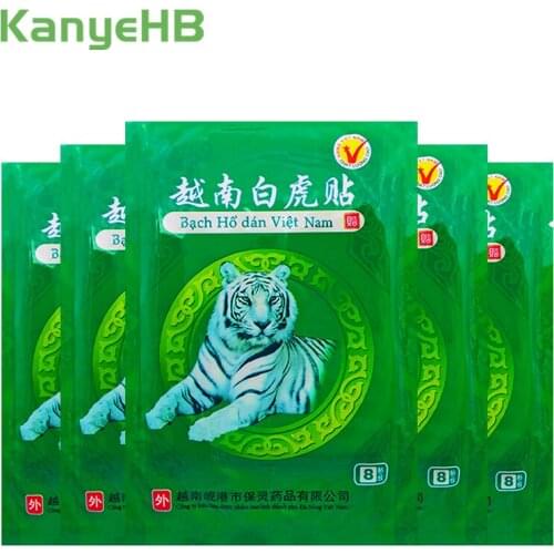 32pcs/4bags Vietnam White Tiger Balm Pain Relief Patches Plaster Release Relaxing Muscle Shoulder Knee Massager Stickers A091
