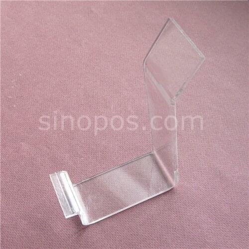 7-shaped Acrylic Shoes Display Bracket, clear plexi support stands flat shoe sandals slipper sneaker, high heel shoes show shelf