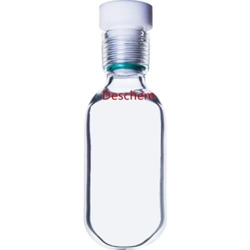 80ml Glass High Pressure Bottle,45*70 Heavy Wall Vessel With #15 PTFE Thred