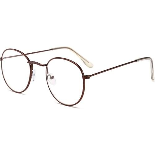 Agstum Vintage Round Glasses frame retro Frame Clear lens Eyeware Brand Designer gafas De Sol Gafas eyeglasses eyewear