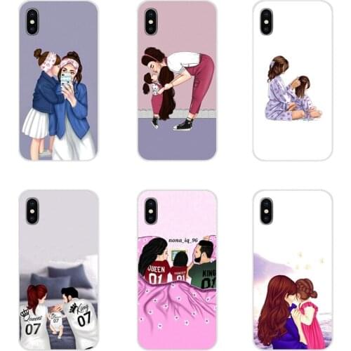For Xiaomi Mi4 Mi5 Mi5S Mi6 Mi A1 A2 A3 5X 6X 8 CC 9 T Lite SE Pro Accessories Phone Cases Covers Baby mom dad