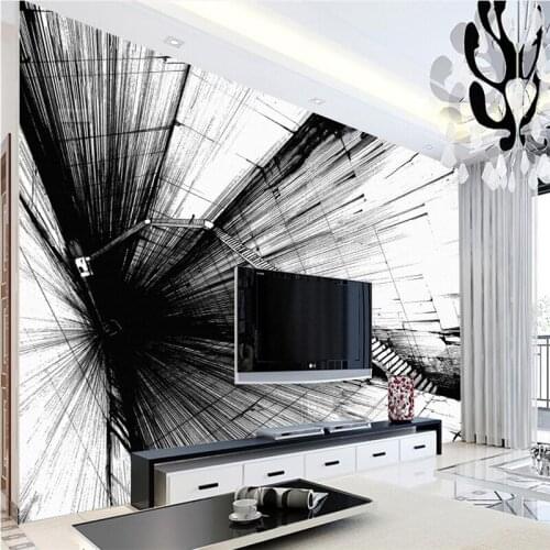 Beibehang Large Custom Wallpaper Mural European Style Abstract Hand Painted Oil Painting Background Wall papel de parede 3d