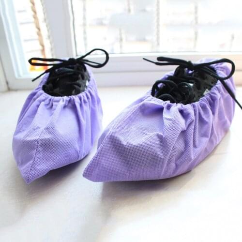 Reusable Shoe Covers New Non-woven Shoe Cover Household Thick Washable Shoes Covers Non-slip Non-disposable Guests Family Tools
