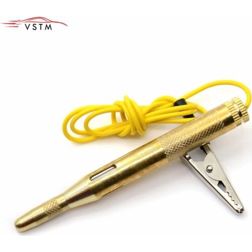 DC 6V 12V 24V Car Diagnostic Tool Circuit Tester Probe Light System Test Probe Lamp Auto Light Lamp Voltage Test Pen Detector Co