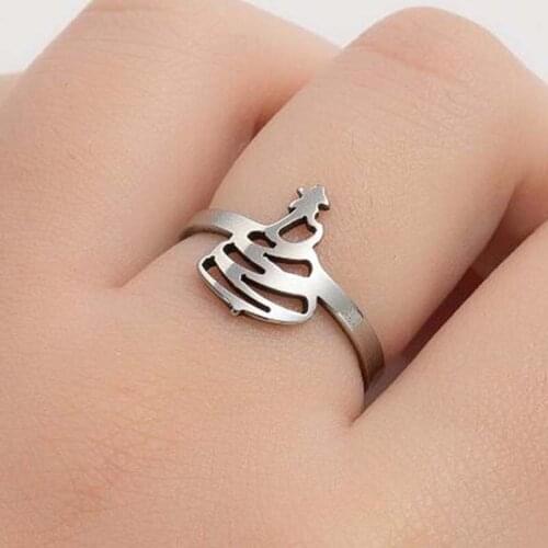 Classic Fashion Golden Stainless Steel Christmas Tree Rings Mens Womens Rings Wedding Christmas Decoration Girls Friends Gifts