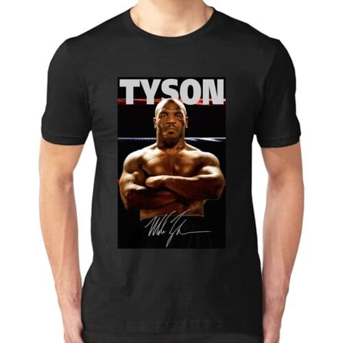 Mike Tyson Boxing Champion Hall of Fame T-Shirt Summer Cotton O-Neck Short Sleeve Mens T Shirt New Size S-3XL