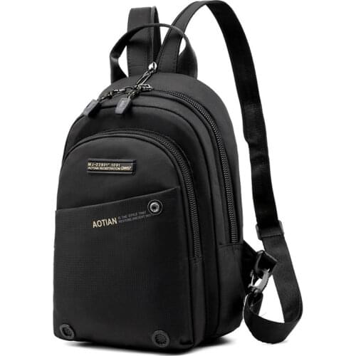 Mens Multifunction Shoulder Bag Man Large Capacity Crossbody Bag Travel Sling Bags Pack Messenger Pack Chest Bag For Male