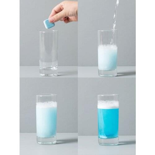 1/5 /12 Tabs Washing Machine Cleaner Washer Cleaning Detergent Effervescent Tablets Cleaners Washing Machine Home Cleaning Tool