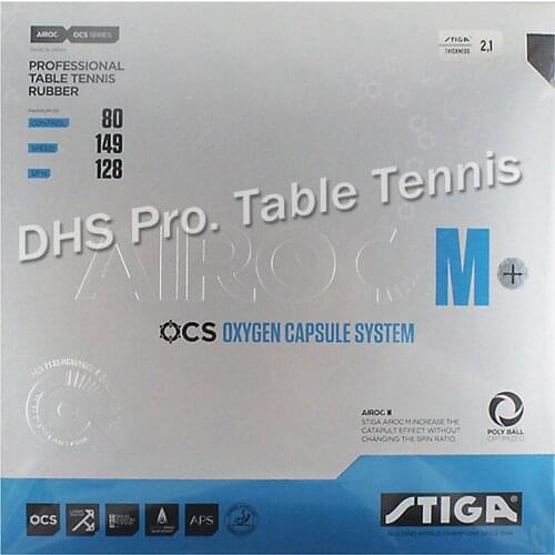 Original Stiga AIROC-M+ AIROC M+ table tennis rubber pimples in backhand elastic stiga table tennis rackets racquet sports