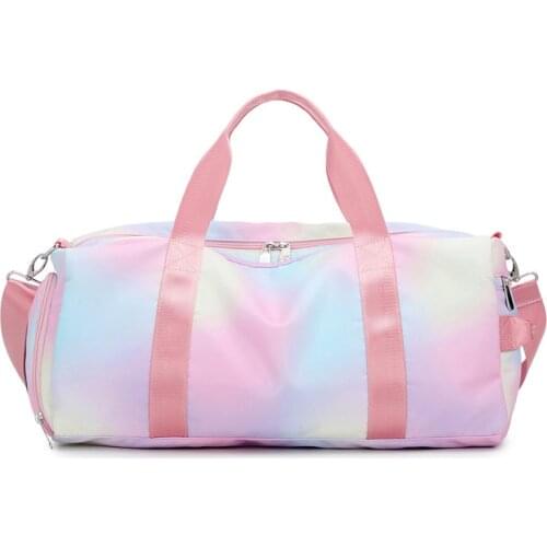 Rainbow Color Travel Shoulder Bag Crossbody Bags Schoolbags Messenger Bag Yoga