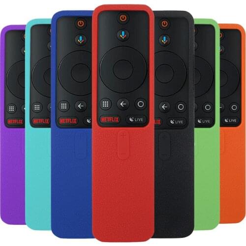 Silicone Remote Control Case For Xiaomi Mi Box S TV Stick Remote Controller Case Soft Plain Remote Control Protector Cover