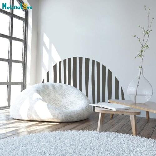 Modern Primitive Style Boho Semi-Circle WallArt Back-drop Decor Viny Sticker Door Window Decals Removable YT6153