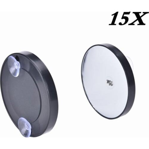 Makeup Mirror 15X Magnifying Mirror With Two Suction Cups Cosmetics Tools Round Mirror Magnification