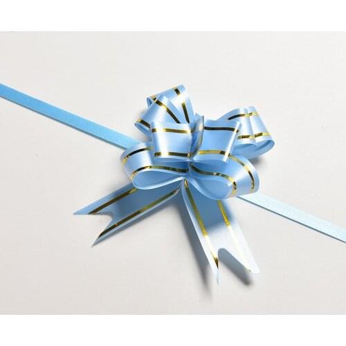 10pcs/set Pull Ribbons Bow Flower Gift Wrap Decoration for Wedding Events Birthday Christmas Candy Box DIY Present Bowknot