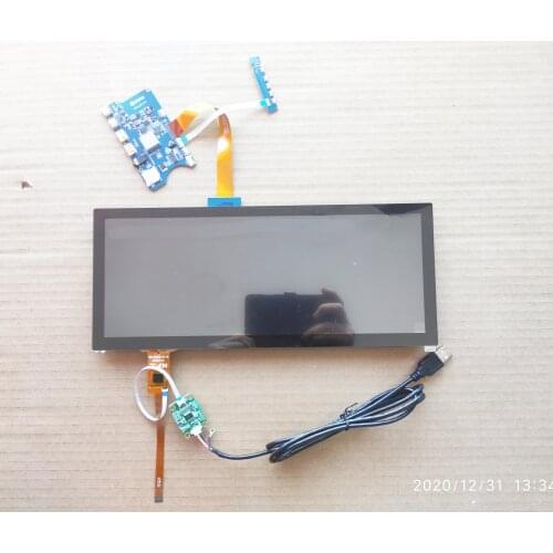 12.3 Inch IPS LCD 1920*720 HSD123KPW1 Carpc DIY IPS USB Touch screen Digitizer Sensor Kit TYPE C 5V Power