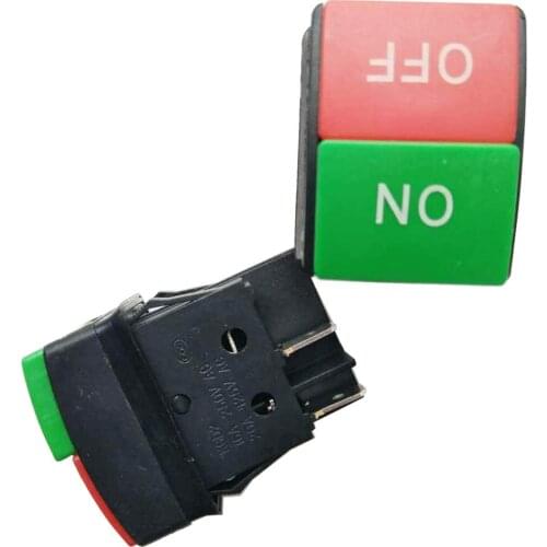 2Pcs KCD2 4 Pins 20A/125V 16A/250V AC Electric Power On Off Pushbutton Switches for Car Washer