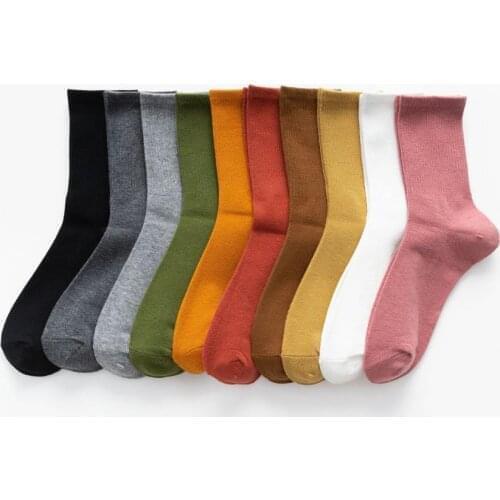 3 Pairs/Lot Casual Socks Women Running Crew Socks Outdoor Cotton Colorful Stripes Compression White Short Socks Girls 5 Colors