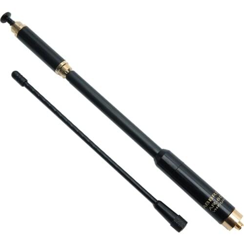 ABBREE AR-800 144/430MHz SMA-F High Gain Telescopic Antenna For WOUXUN KG-UVD1P TYT BAOFENG UV-5R UV-82 Series Walkie Talkie