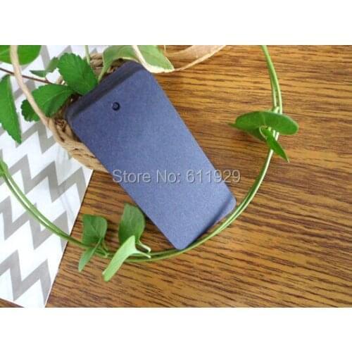 Free shipping wholesales blank black matte paper hang tags 3.9x7.8cm/DIY gift decorated price tag/garment tags 300 pcs a lot