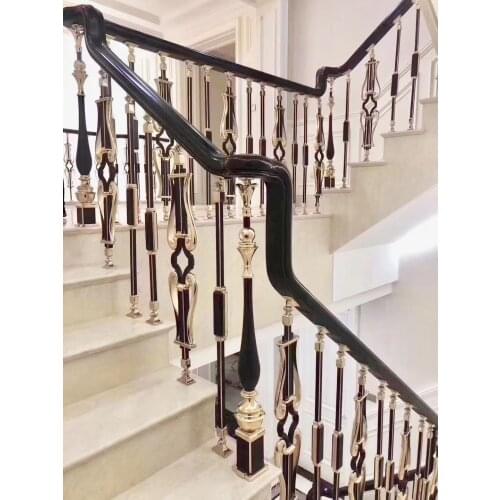 BT-043 Stair handrail railing column villa duplex loft fence platform bay window balcony stainless steel simple guardrail